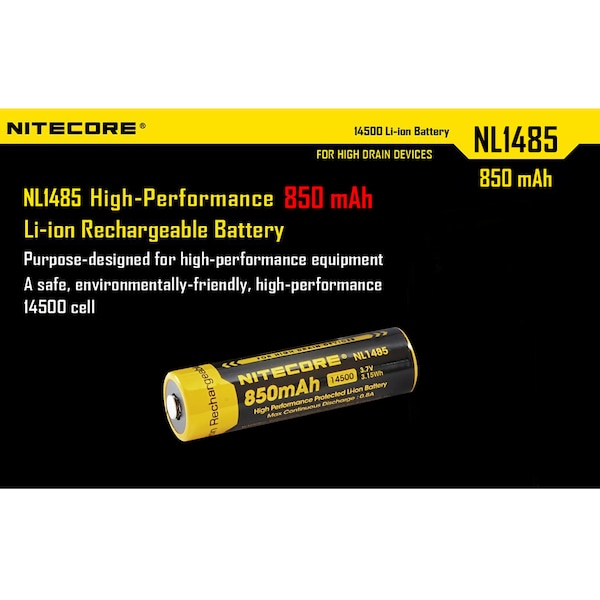 NL1485 850mAh 14500 Rechargeable Battery